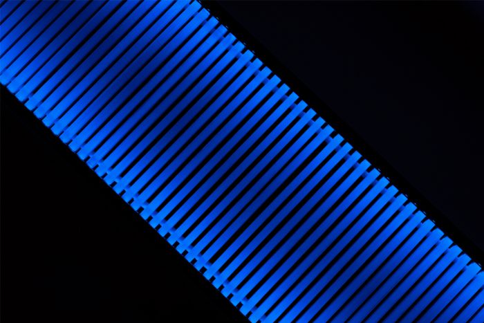 Конвектор внутрішньопідлоговий Teplowatt 2500х265 LUX чорно-білий