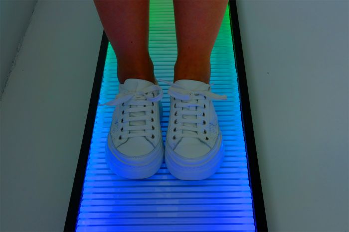 Конвектор внутрішньопідлоговий Teplowatt 2500х265 LUX чорно-білий