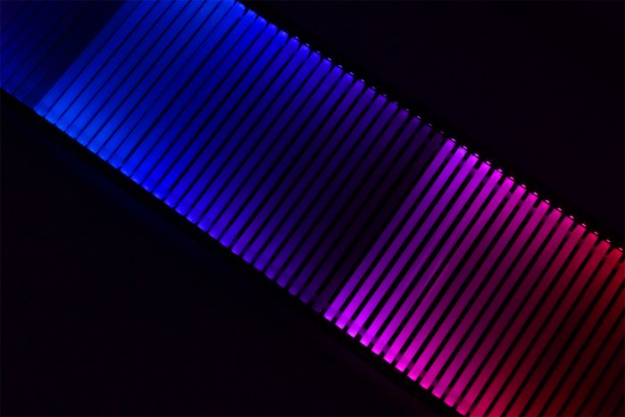 Конвектор внутрішньопідлоговий Teplowatt 2500х265 LUX чорно-білий