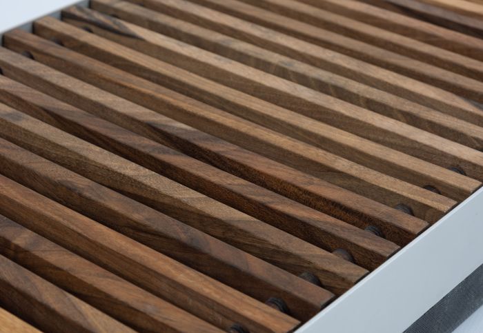 Решітка дерев'яна для конвектора Teplowatt Горіх 3500х265 з висотою 16 мм