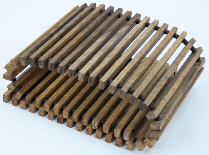 Решітка дерев'яна для конвектора Teplowatt Дуб 2000х200 з висотою 16 мм